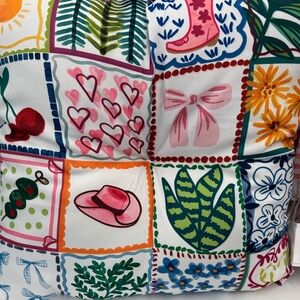 Colorful Patterned Decorative Pillow indoor/ outdoor pillow